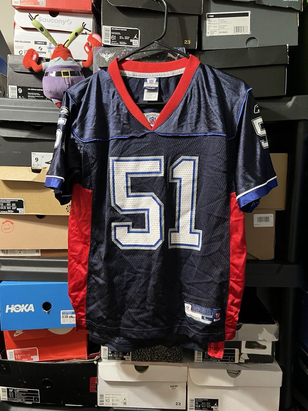 Size Youth L (14-16yo)-Paul Posluszny #51 Buffalo Bills NFL Reebok Blue Jersey